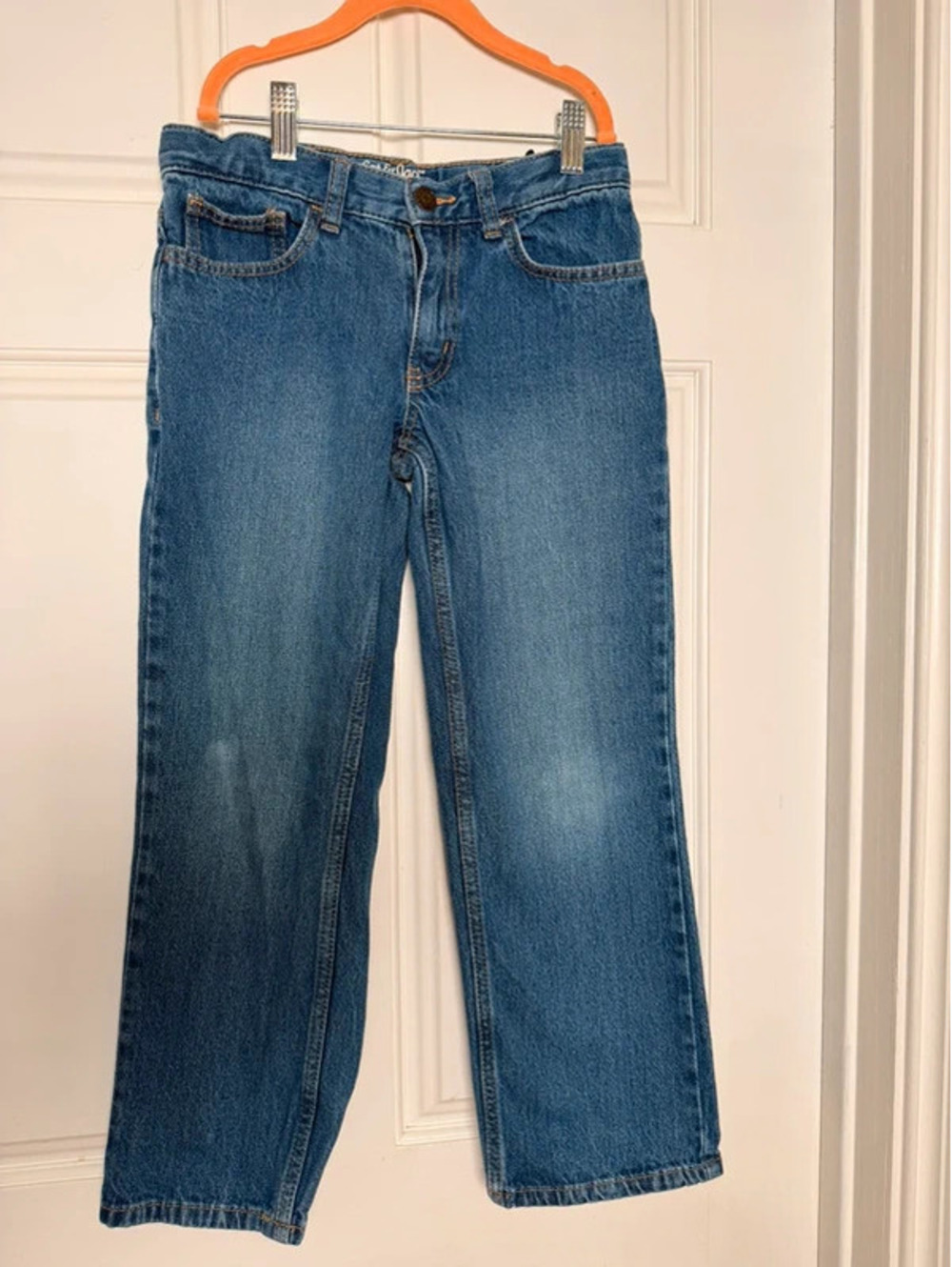 Cat & Jack Relaxed Straight Leg Jeans 8